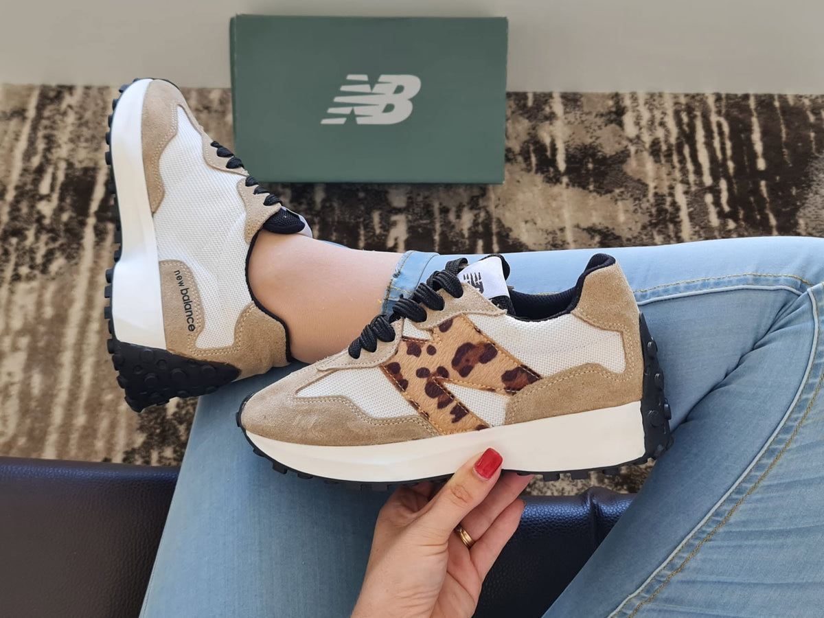 New Balance 327 – Bege & Animal Print