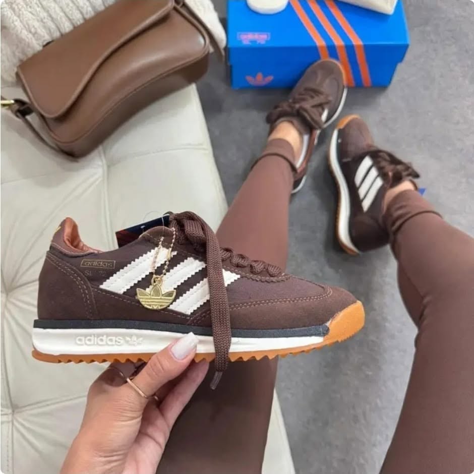 Adidas SL 72 – Castanho & Branco